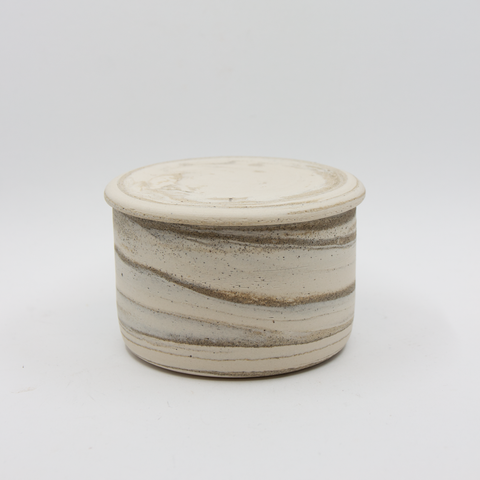 Liebenberg ceramics-Smørklokke 2 Stengods Marmorert-Norway Designs