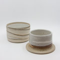Liebenberg ceramics-Smørklokke 2 Stengods Marmorert-Norway Designs