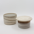 Liebenberg ceramics-Smørklokke 2 Stengods Marmorert-Norway Designs