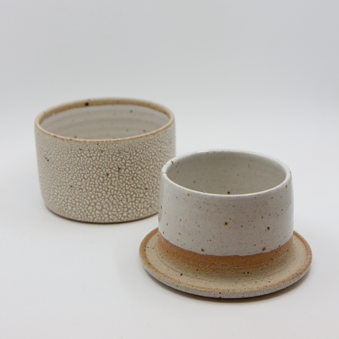 Liebenberg ceramics-Smørklokke 4 Stengods Kravleglasur-Norway Designs