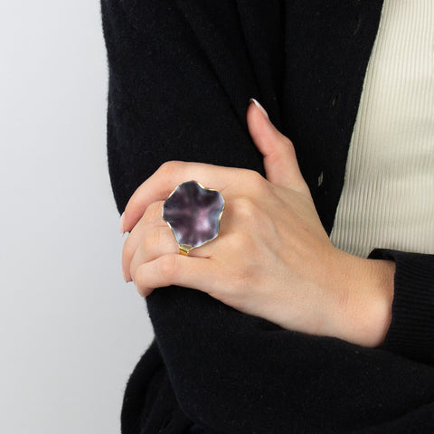 Linn Sigrid Bratland Nomade Stor Ring Lilla