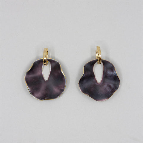 Linn Sigrid Bratland_Nomade Store Ørepynt m/Ring Lilla-Norway Designs