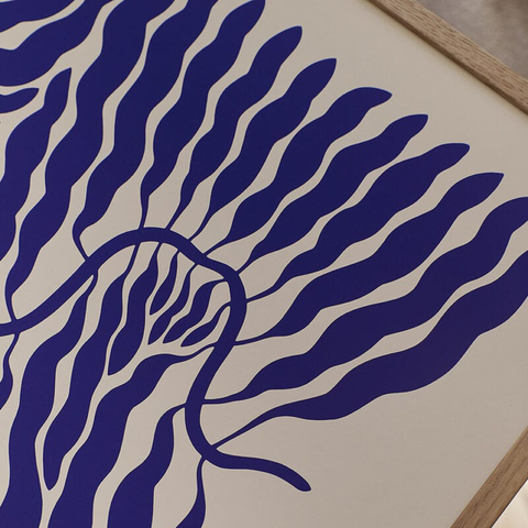 Poster & Frame Plakat 30x40cm Little Blue - Norway Deisgns