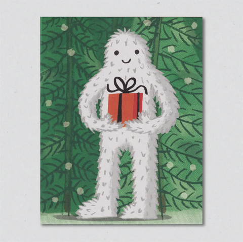 Lisa Jones Studio- Julekort Abominable Snowman- Norway designs