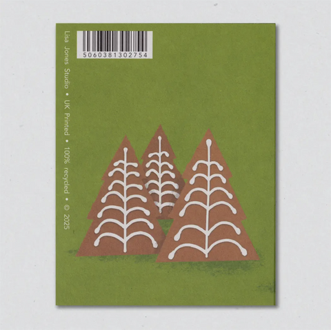 Lisa Jones Studio-Julekort Gingerbread House-Norway Designs