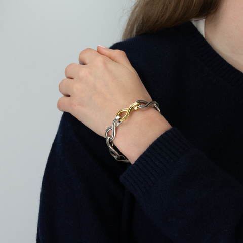 Loop Armbånd Sølv/Forgylt - Norway Designs