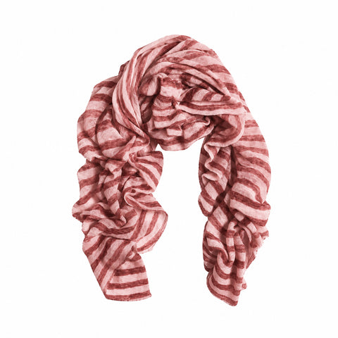 Luxury Cortina Skjerf 85x110cm Light pink/Dusty Rose-Norway Designs