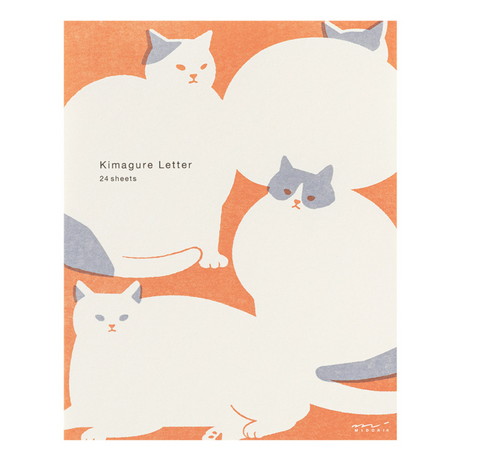 MD-Katt Brevpapir 24stk-Norway Designs