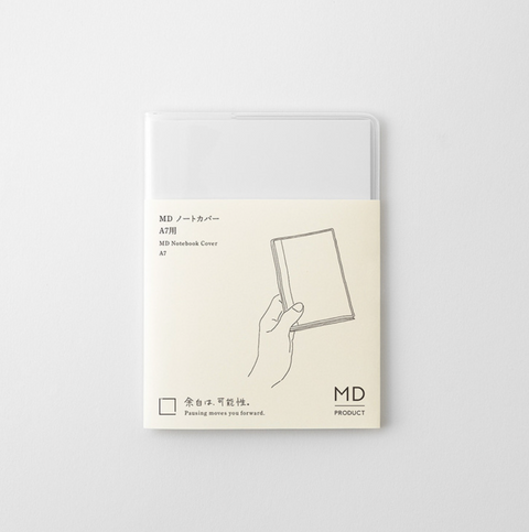 MD-Notebook Cover A7 Clear-Norway Designs