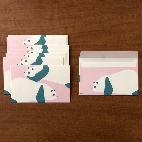 MD-Panda Konvolutter 8stk-Norway Designs