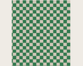 Maileg-Gavepapir Checker 10m Grønn-Norway Designs