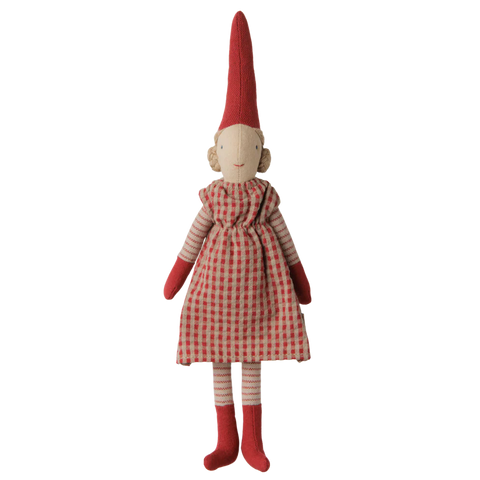 Maileg-Julepynt Pixy Girl Red Dress-Norway Designs