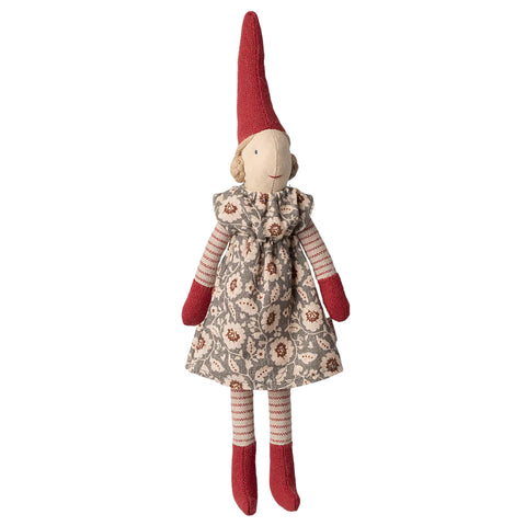Maileg - Pixy Jente i Kjole m Blomster 26cm - Norway Designs