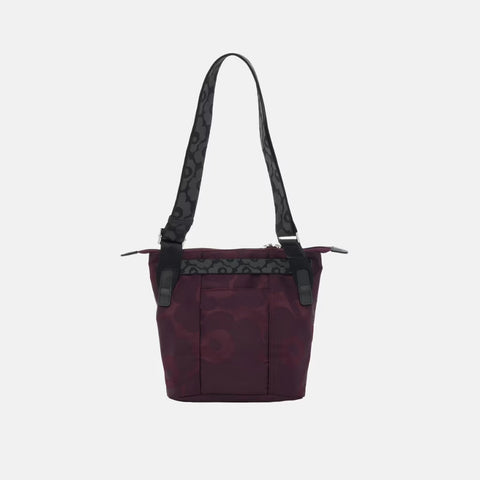 Marimekko-Carry All Unikko Veske Burgunder-Norway Designs