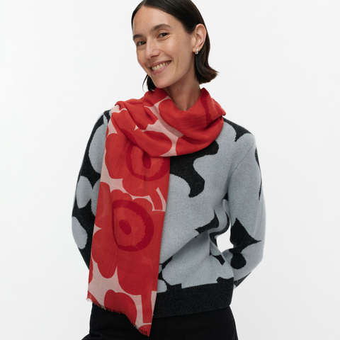 Marimekko-Fiore Unikko Skjerf-Norway Designs