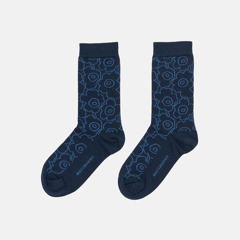Marimekko-Linjaus Piirto Unikko Sokker-Norway Designs