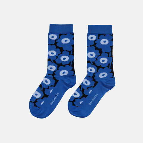 Marimekko - Linjaus Unikko Sokker - Norway Designs