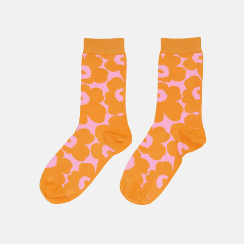 Marimekko - Linjaus Unikko Sokker - Norway Designs