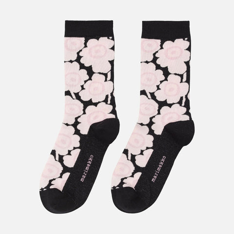 Marimekko - Linjaus Unikko Sokker - Norway Designs