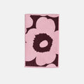 Marimekko Unikko Gjestehåndkle 30x50cm Rosa Burgunder