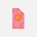 Marimekko Unikko Gjestehåndkle 30x50cm Orange Rosa