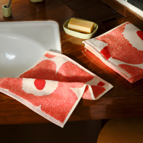 Marimekko-Unikko Gjestehåndkle 32x50cm-Norway Designs