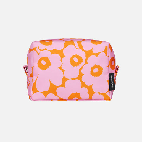 Marimekko-Vilja Mini Unikko Toalettmappe Rosa/Oransje-Norway Designs