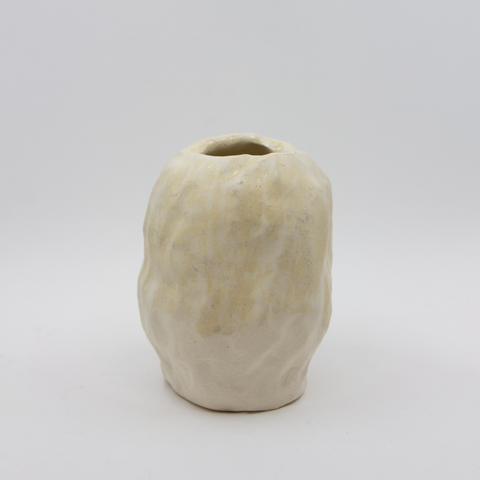 Marthine Spinnangr-Knopp Vase Stengods Sandgul-Norway Designs