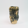 Marthine Spinnangr-Knopp Vase Stengods Stor Natur/Grønn-Norway Designs