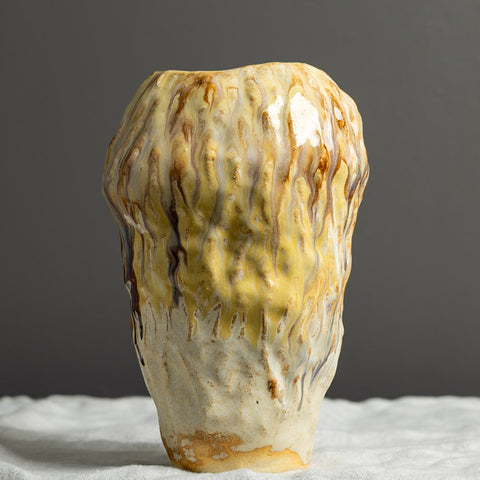 Marthine Spinnangr - Knopp Vase Stor Gul - Norway Designs