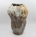 Knopp Vase Stor Natur/Blå fra Marthine Spinnangr