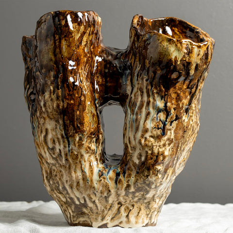 Marthine Spinnangr - Ukiyo Vase Steingods Rav - Norway Designs