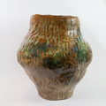 Marthine Spinnangr-Vase Stengods Natur/Grønn 41cm-Norway Designs