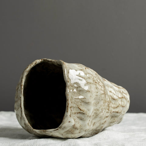 Marthine Spinnangr - Vase Frø Medium Natur - Norway Designs
