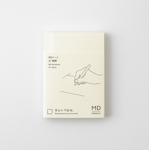 Midori-Notatbok A7 Blank-Norway Designs