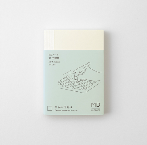 Midori-Notatbok A7 Ruter-Norway Designs