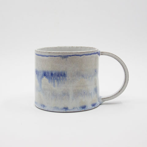 Mingshu Li Coffee Cup Stoneware Glazed White/Blue
