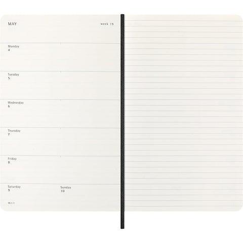 Moleskin - Planner 2026 12m Soft L Uke / Notat - Norway Designs