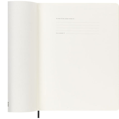 Kalender 2027 Soft XL Uke/Notat fra Moleskine