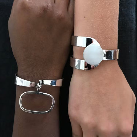 Mom of Sweden-Loop armbånd Sølv-Norway Designs