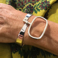 Mom of Sweden-Loop armbånd Sølv-Norway Designs