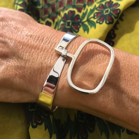 Mom of Sweden-Loop armbånd Sølv-Norway Designs