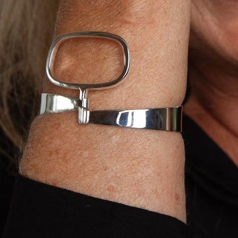 Mom of Sweden-Loop armbånd Sølv-Norway Designs