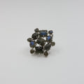 Mom of Sweden-US Ring Labradoritt Sølv-Norway Designs
