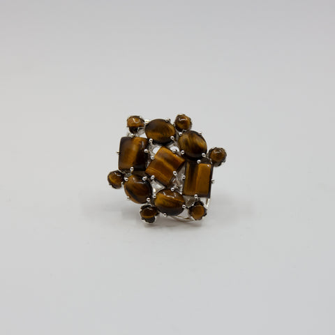 Mom of Sweden-US Ring Tigerøye Sølv-Norway Designs