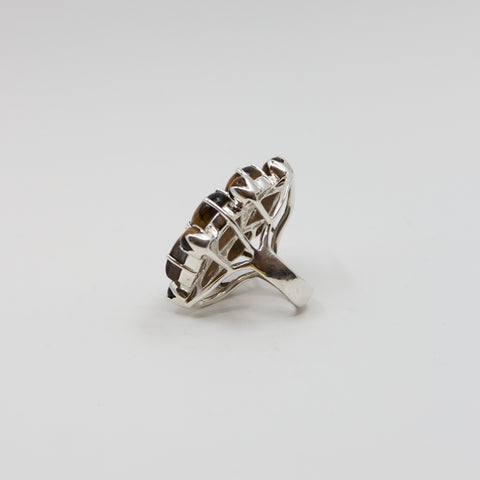 Mom of Sweden-US Ring Tigerøye Sølv-Norway Designs