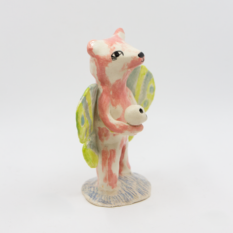 Moumonde-Angelbear Rosa H14cm-Norway Designs