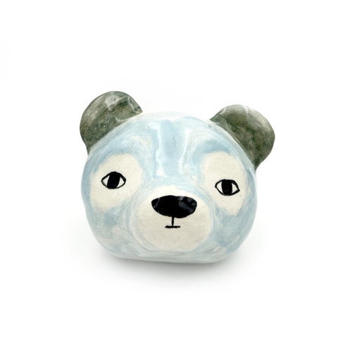 Moumonde-Bamse Veggkunst Blå/Grønn-Norway Designs