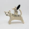 Moumonde-Tigers Hvit/Sort 13cm-Norway Designs