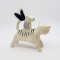 Moumonde-Tigers Hvit/Sort 13cm-Norway Designs
